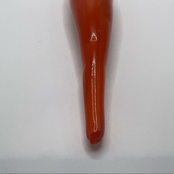 Vintage Glass Decorative Vegetable Carrot. Murano Style Decorative Glass - Picture 5 of 7